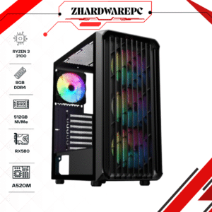 PC Gamer Ryzen 3 3100 | 8GB | 512GB SSD | RX 580 8GB