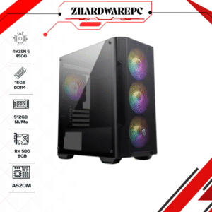 PC Gamer Zhardware Ryzen 5 4500 | 16GB | 512Go SSD | RX 580