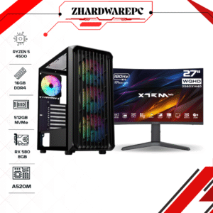 PC Gamer Zhardware Ryzen 5 4500 | 16 GB DDR4 | 512 GB SSD | RX 580