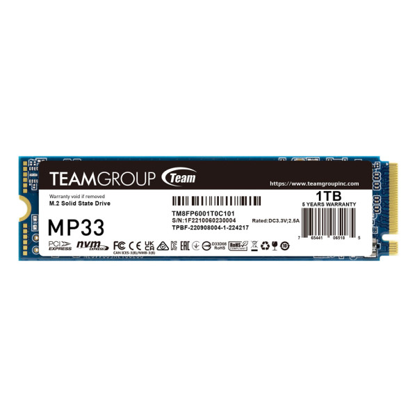 TeamGroup MP33 PRO M.2 PCIe NVMe 1TB