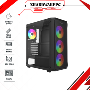 PC Gamer ZHardware – Ryzen 5 8400F | RTX 5060 | 16GB DDR5 | 512Go NVMe