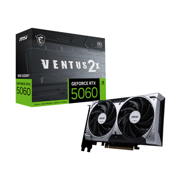 MSI GeForce RTX 5060 8Go GDDR7 VENTUS 2X OC BULK