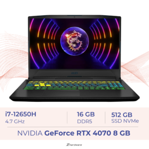 MSI Katana 15 B12VGK-240XFR Intel Core i7-12650H 16 Go 512 Go / SSD  RTX 4070 Laptop GPU