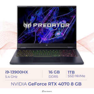 Acer Predator Helios Neo 16 i9-13900HX/16GB DDR5/1TB SSD/RTX4070 8GB/16'' 165Hz IPS