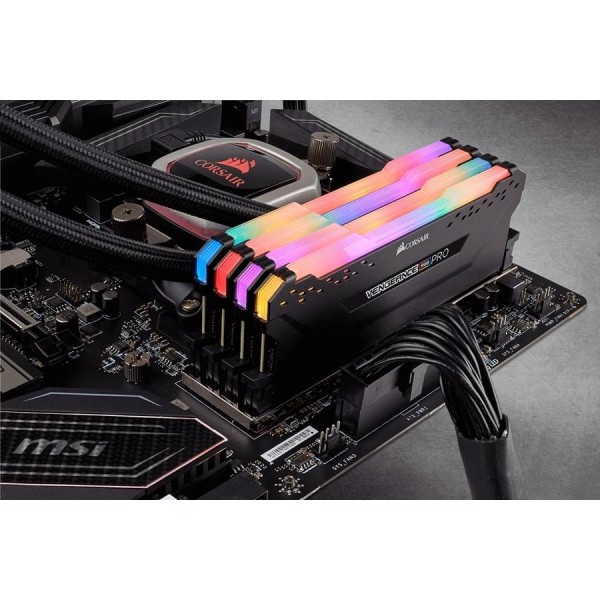 Corsair Vengeance RGB PRO Series 16Go (2x 8Go) DDR4 3200 MHz CL16 Noir - Image 2