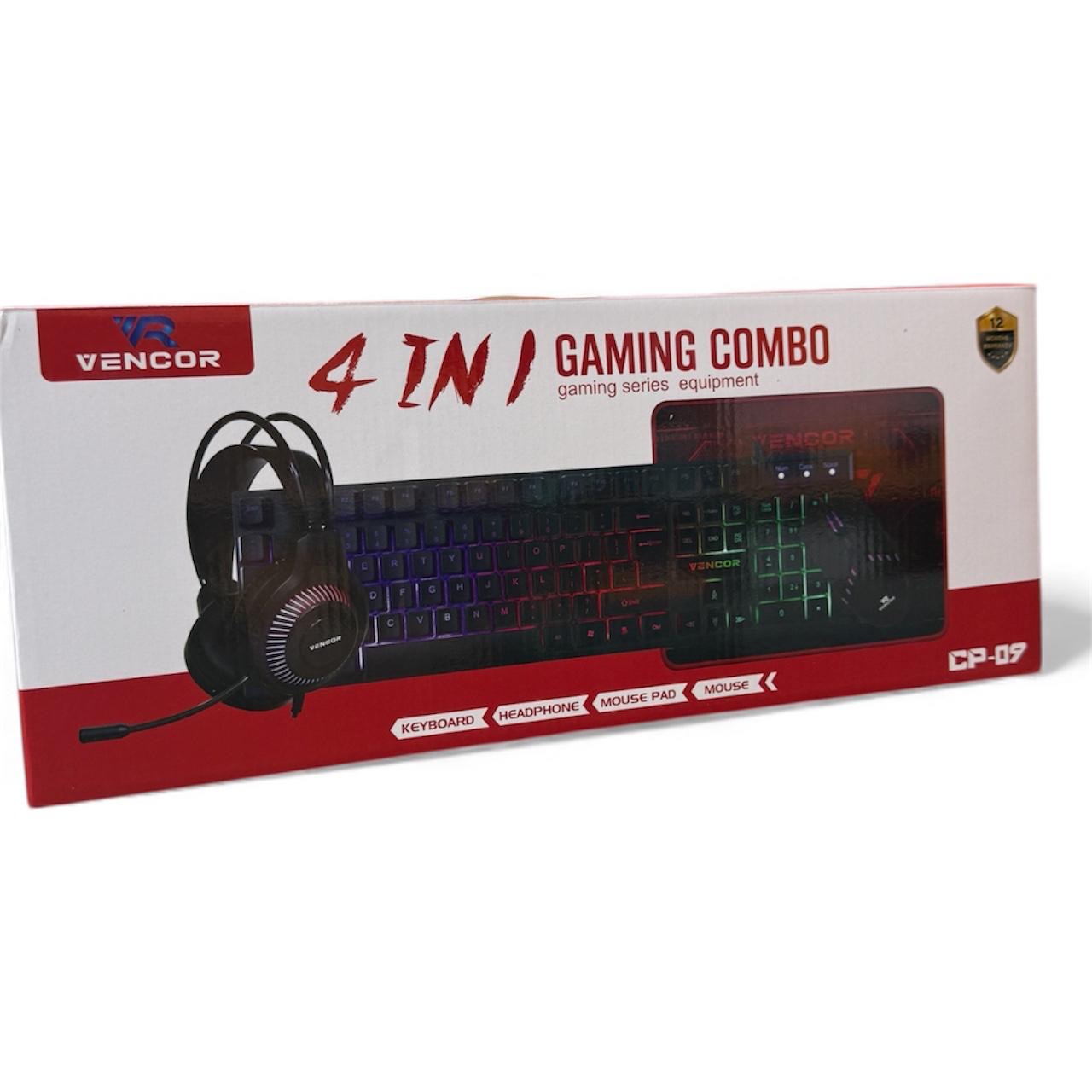 VENCOR CP-09 Gaming Combo 4-in-1